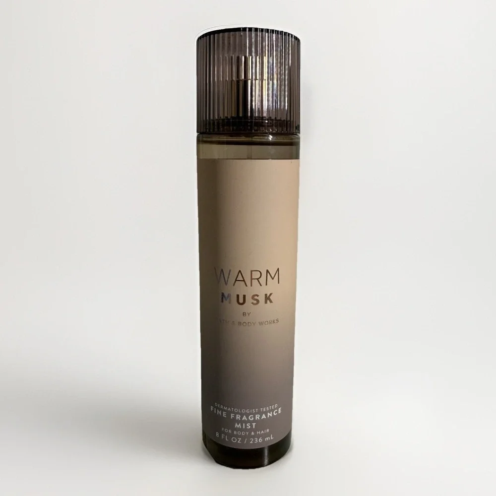BATH & BODY WORKS WARM MUSK FRAGRANCE MIST BODY‎ SPRAY 8 FL OZ